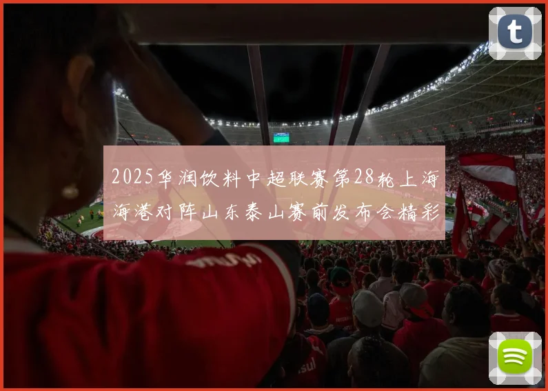 2025华润饮料中超联赛第28轮上海海港对阵山东泰山赛前发布会精彩回顾